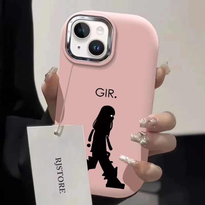 个性炫酷小人苹果15PRO/14promax全包手机壳XS软壳iPhone12高级XR