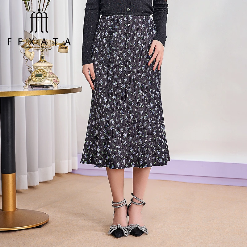【毛毛专属】FEXATA斐格思半身裙碎花鱼尾半裙