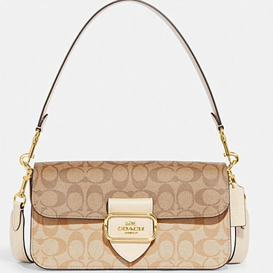 COACH/蔻驰 女士新款摩根腋下翻盖单肩包c71375经典百搭美国直邮