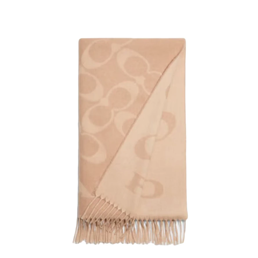 COACH/蔻驰 女士 围巾C19885经典美国直邮百搭长款保暖印花时尚