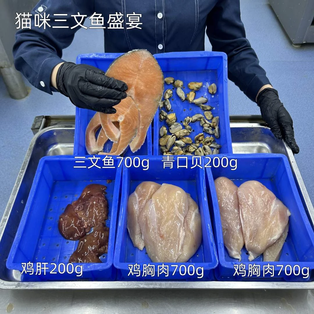 猫咪三文鱼盛宴湿粮5斤