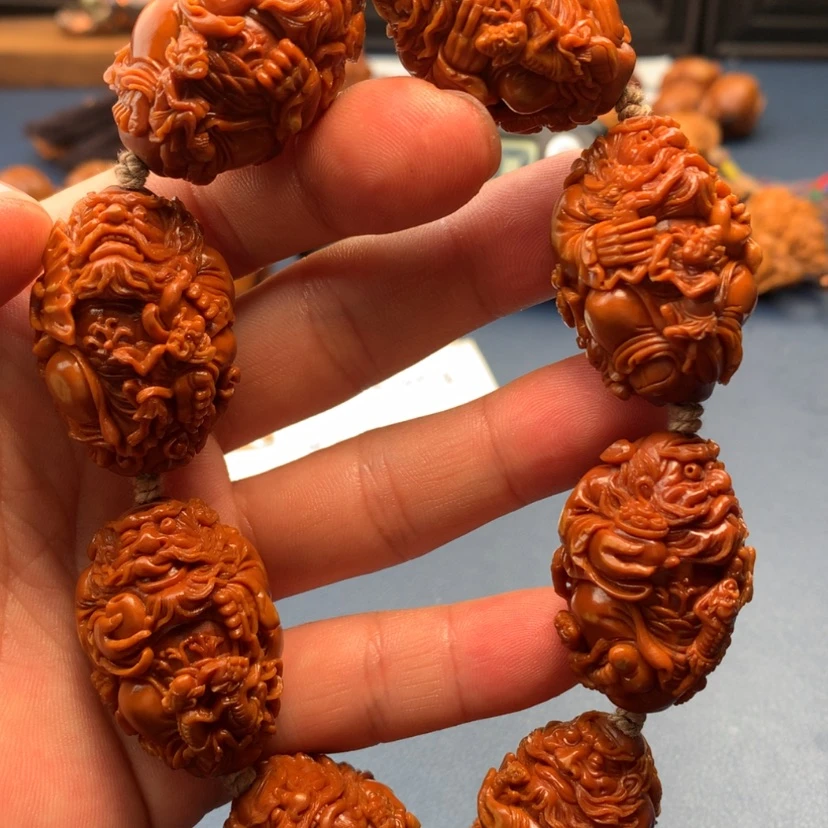【闪购商品】橄榄核核雕四十小鬼钟馗