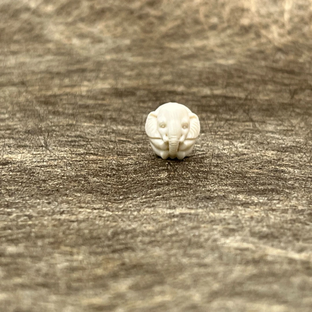 XXPS1/宝宝象配饰珠12mm 天然保真猛犸牙 支持鉴定