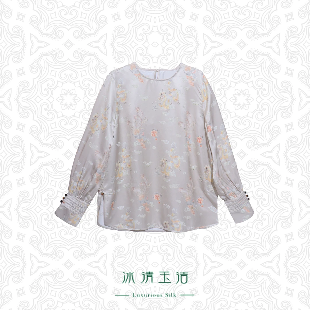 【玉洁定制】“龙凤呈祥”新中式国风上衣 BQYJ24030055