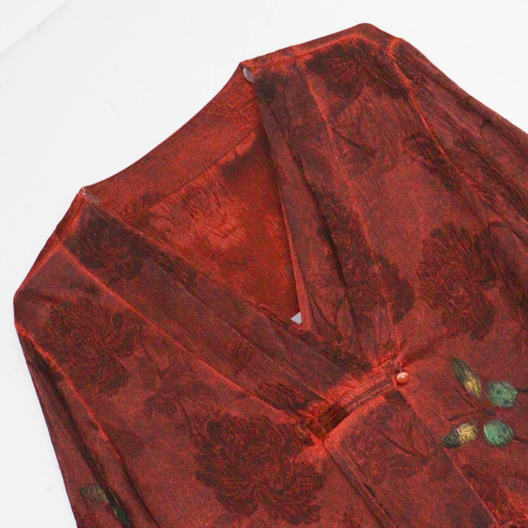 【玉洁定制】真丝香云纱夏季国风上衣 BQYJ24060011