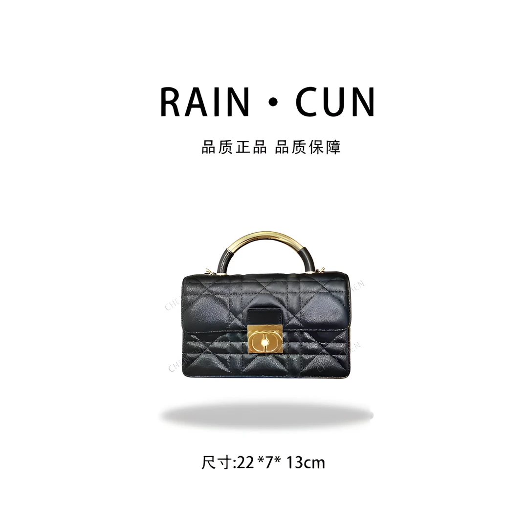 【YI CHEN】SKL-F6092-黑色-高定轻奢时尚百搭潮流女士包包