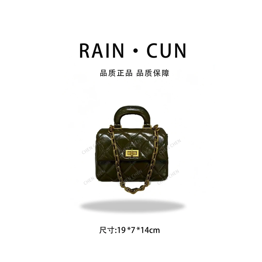 【YI CHEN】ZT-D7001-布拉绿-高定轻奢时尚百搭潮流女神包包