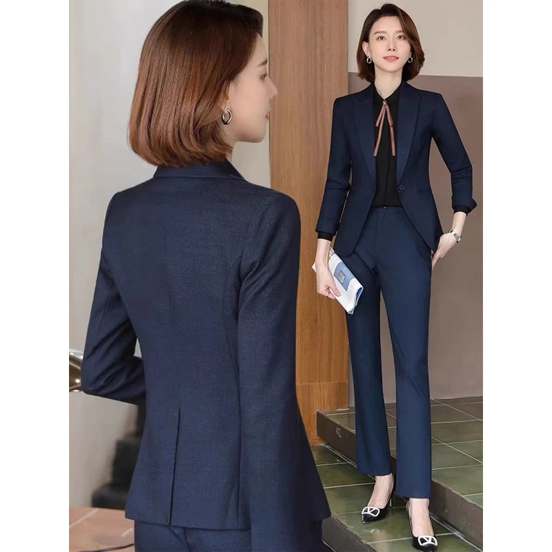 高端职业西装套装女秋冬2025新款气质职场女士正装商务西服工作服
