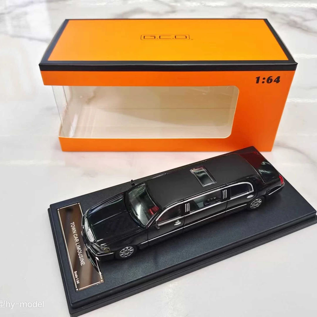 GCD 1/64 合金汽车模型林肯城市加长复古老爷车豪华车收藏礼品