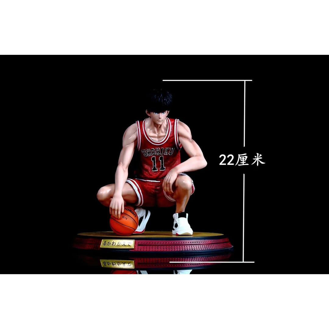 优质版灌篮 11号 GK 流川枫 蹲姿 高手 动漫手办 模型 玩具 高赏