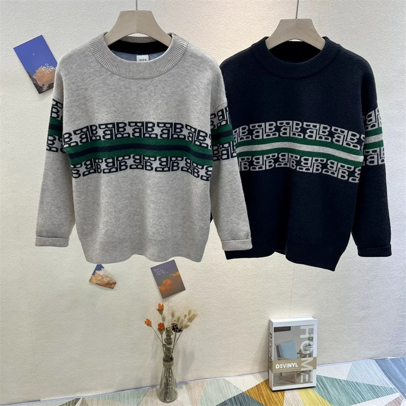 226儿童时尚休闲套头毛衣3806