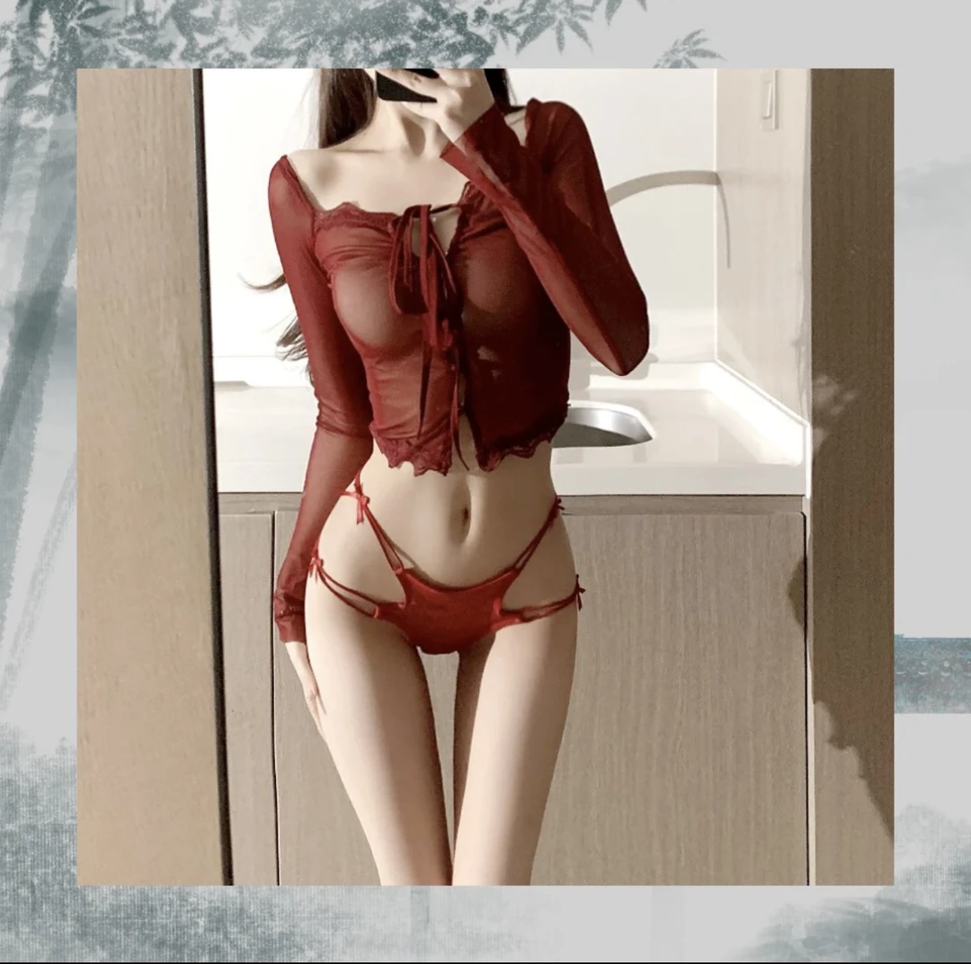 法式性感蕾丝内裤女士低腰纯欲镂空舒适三角裤夏季透气少女薄款