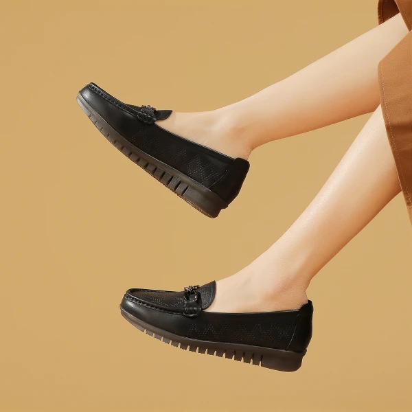 红蜻蜓夏季新款女单鞋简约百搭厚底英伦时尚圆头增高休闲小皮鞋