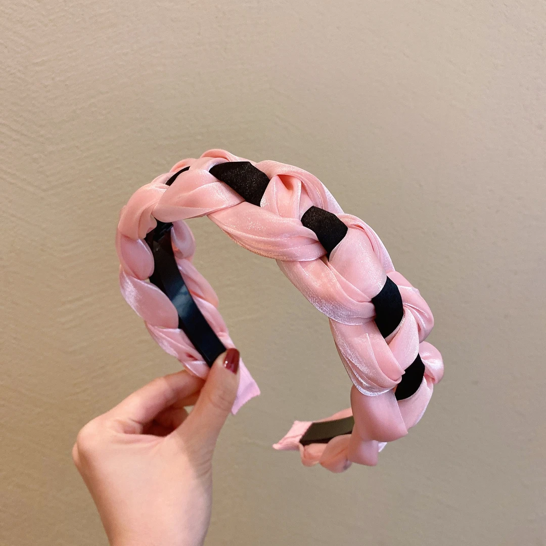 【小羊推荐】韩式手工编织发卡