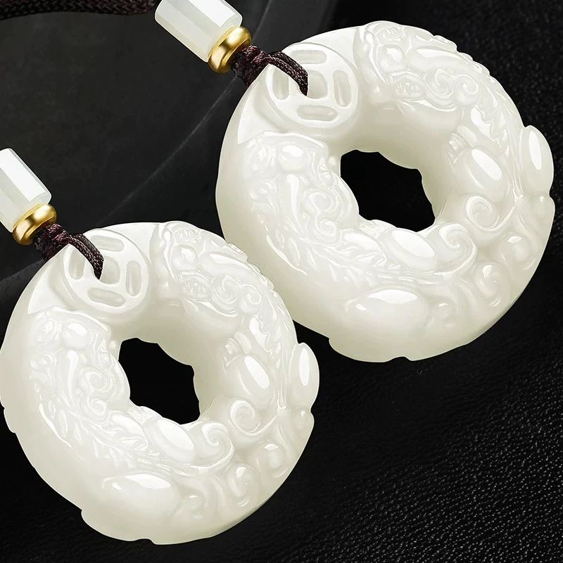 （32mm）金丝玉貔貅环男女款吊坠平安坠男女同款