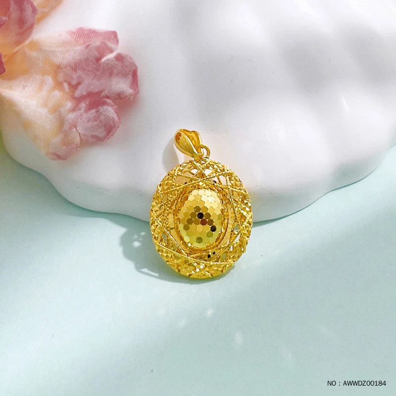 足金鸽子蛋吊坠免费编绳