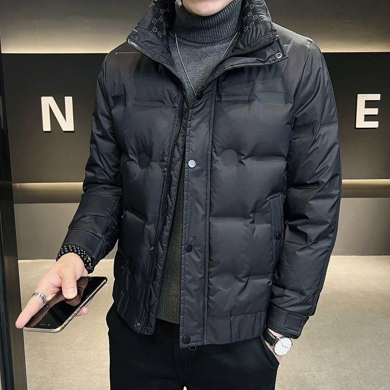 雅鹿男士羽绒服2024年新款潮牌轻薄男装冬季加厚高端时尚修身高档