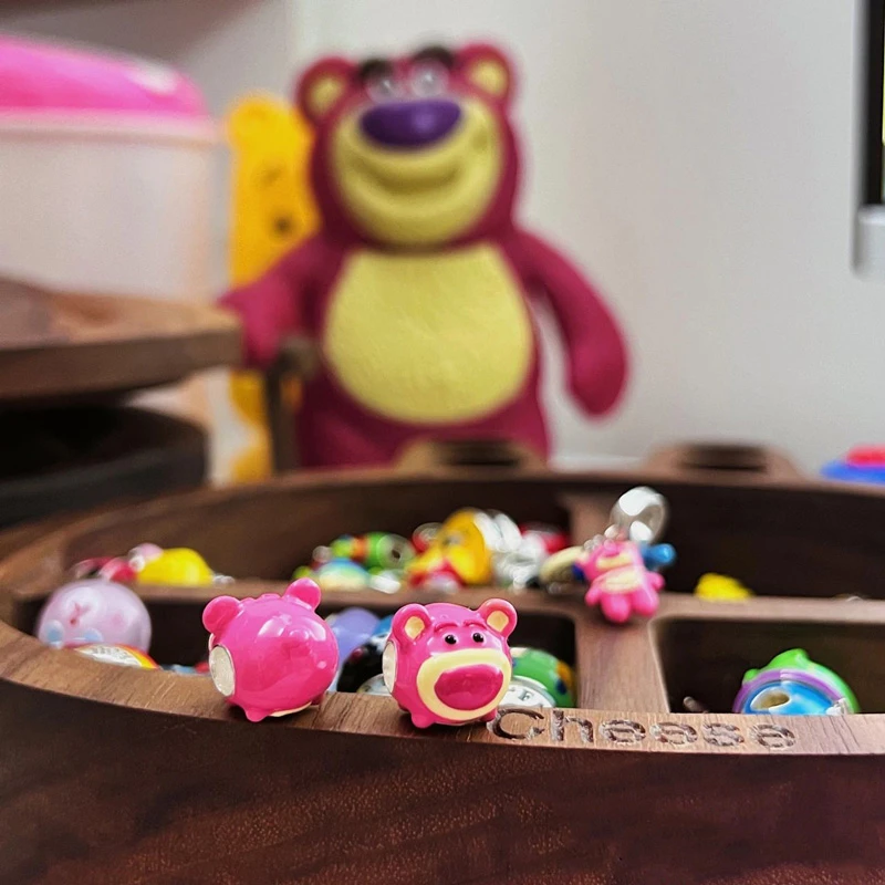 铜合金手链 beads小熊维尼松松串珠diy滴胶手链配件童趣原创ins