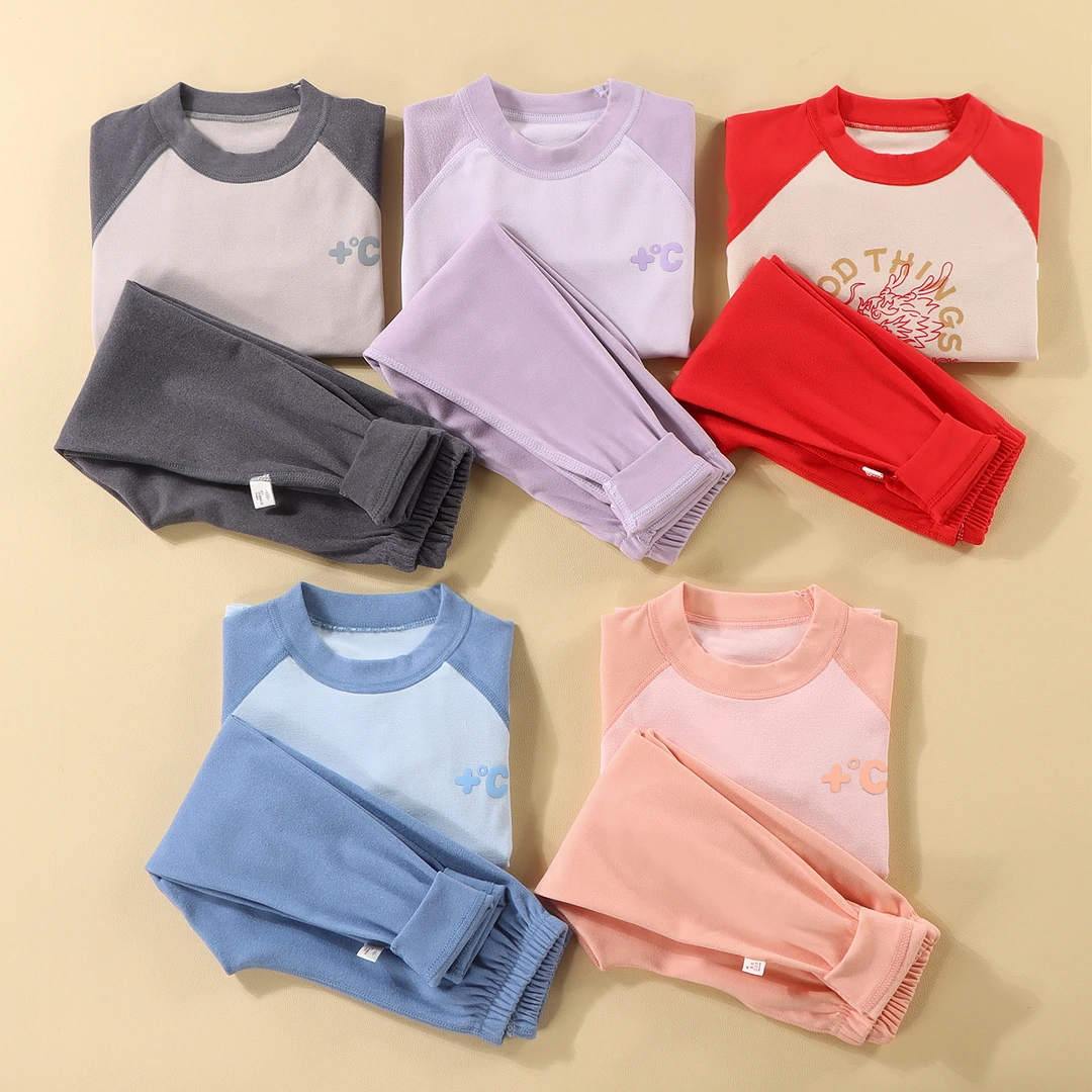 【耀选专属】7A抗菌320g儿童阳离子绒保暖锁温+℃宝宝儿童亲子套装