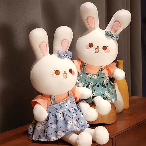 兔子毛绒玩具粉色可爱女生床上睡觉抱枕小白兔玩偶布娃娃女孩礼物