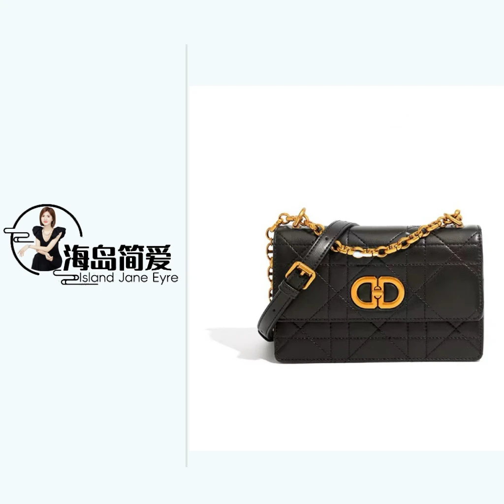 新款时尚链条单肩手提包百搭斜挎腋下小方包 3633