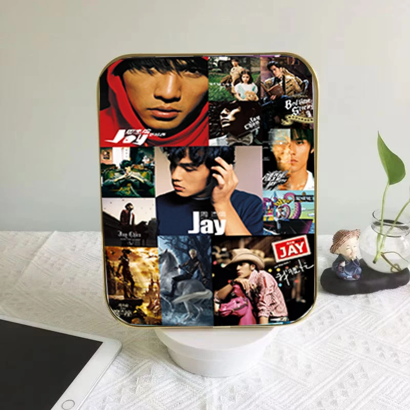 周杰伦专辑封面摆台明星摆件同款Jay海报礼物人物高档创意相框画