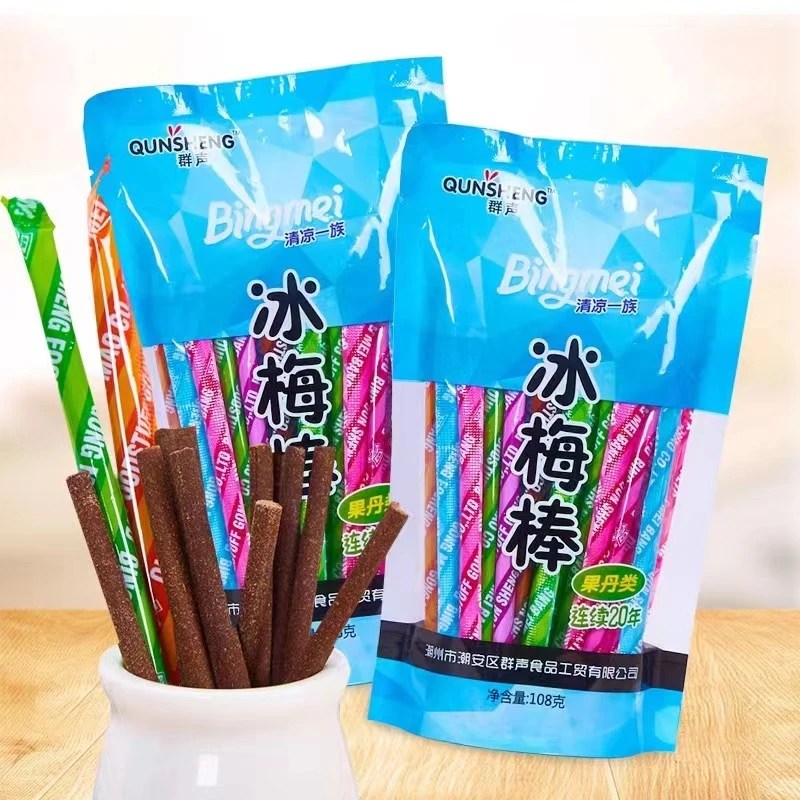 ZRL王一博同款群声冰梅棒解馋休闲小零食陈皮话梅长条棒零食