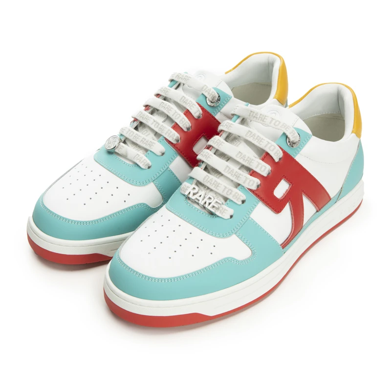 RARE威雅 春夏 花色侧面R休闲鞋舒适 男士休闲裤时尚百搭潮鞋拼色