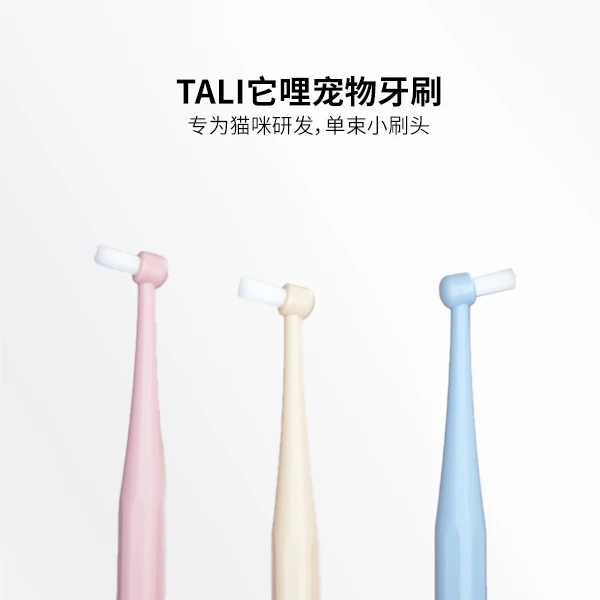 宠物专用牙刷正畸尖头平头猫狗牙结石清洁口腔猫咪刷牙