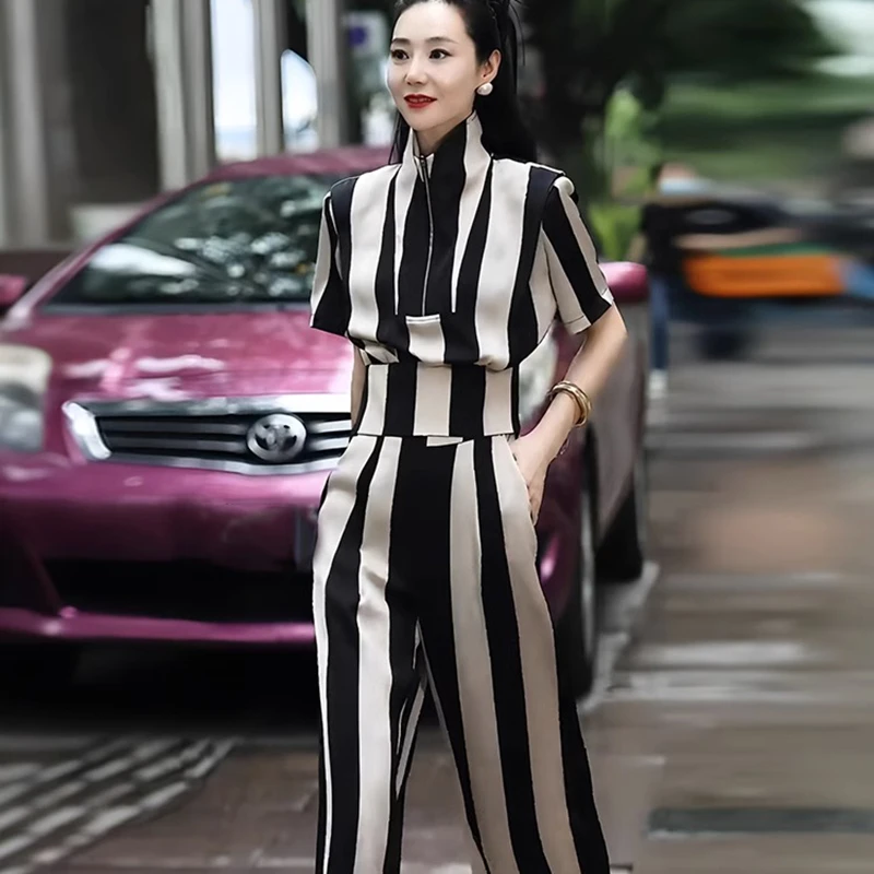 高端轻奢气质高级感套装女2025年新款夏装洋气时尚炸街减龄两件套