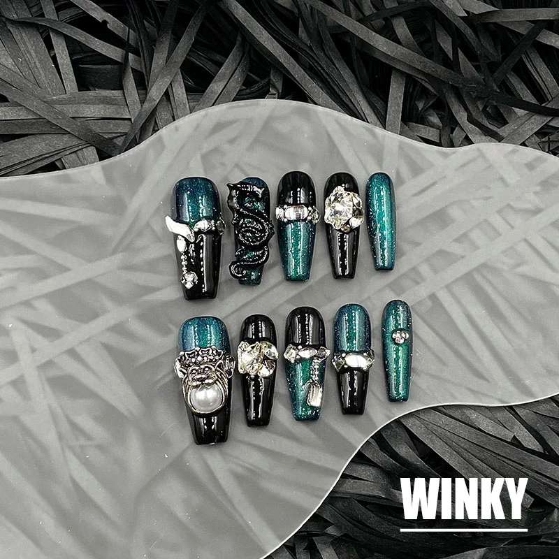 【WINKY 落月痕迹】W127 纯手工穿戴甲 WINKY 落月痕迹饰品穿戴甲