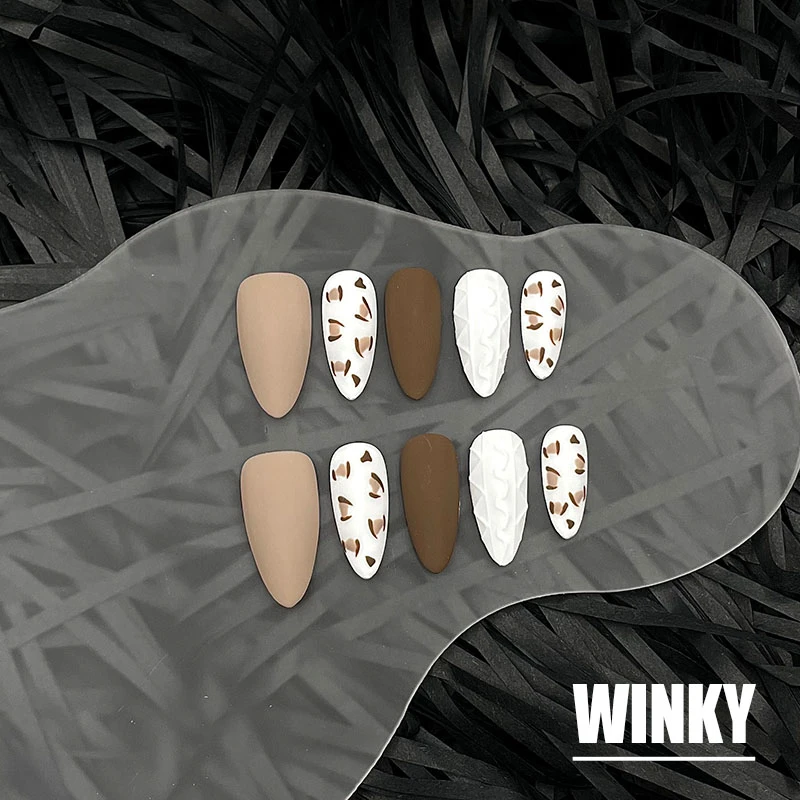 【WINKY 阿拉梅】W132 纯手工穿戴甲 WINKY 阿拉梅美甲饰品穿戴甲片