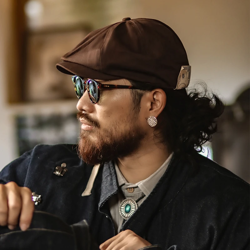 古叔的着Gulls 24fw 「浴血黑帮」英伦复古贝雷帽大头围报童帽男