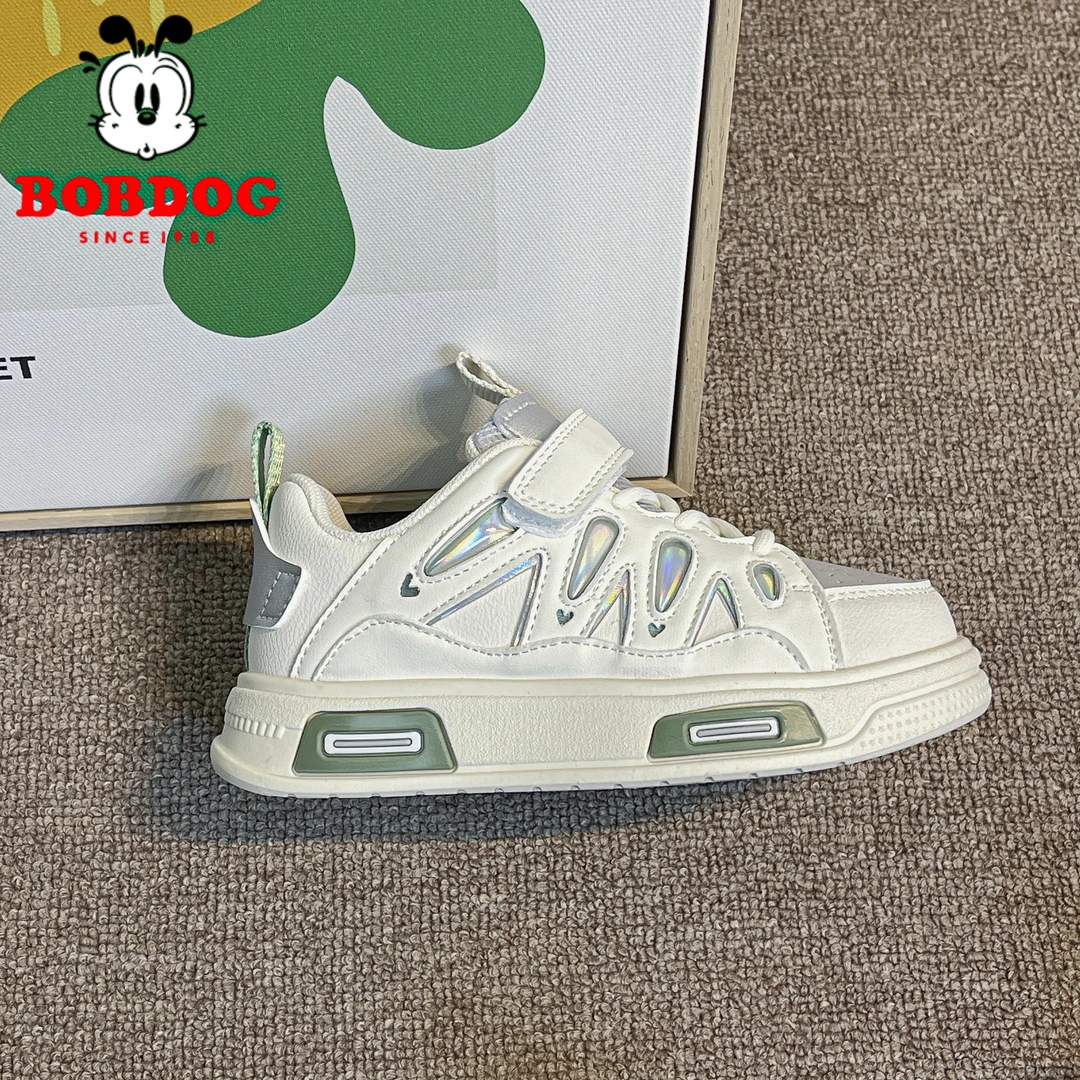 Bobdog/巴布豆2024秋季新款儿童运动鞋休闲鞋运动好伴侣女童男童