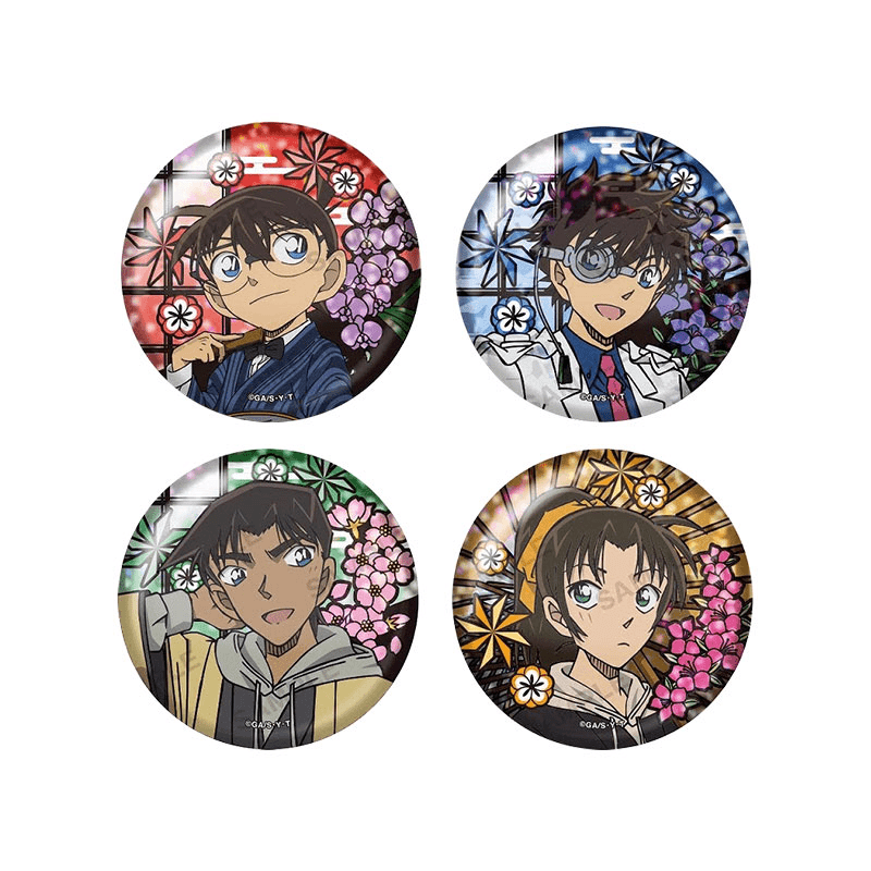 Bushiroad 名侦探柯南 闪徽章套装 套组 吧唧 动漫周边谷子摆件