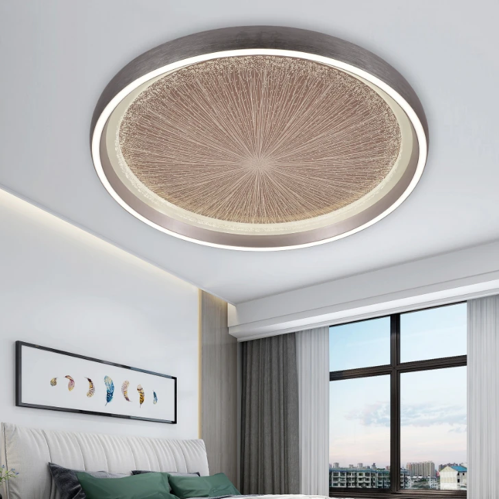【邻居品味】现代轻奢烟花吸顶灯创意大气护眼防频闪LED圆形卧室灯