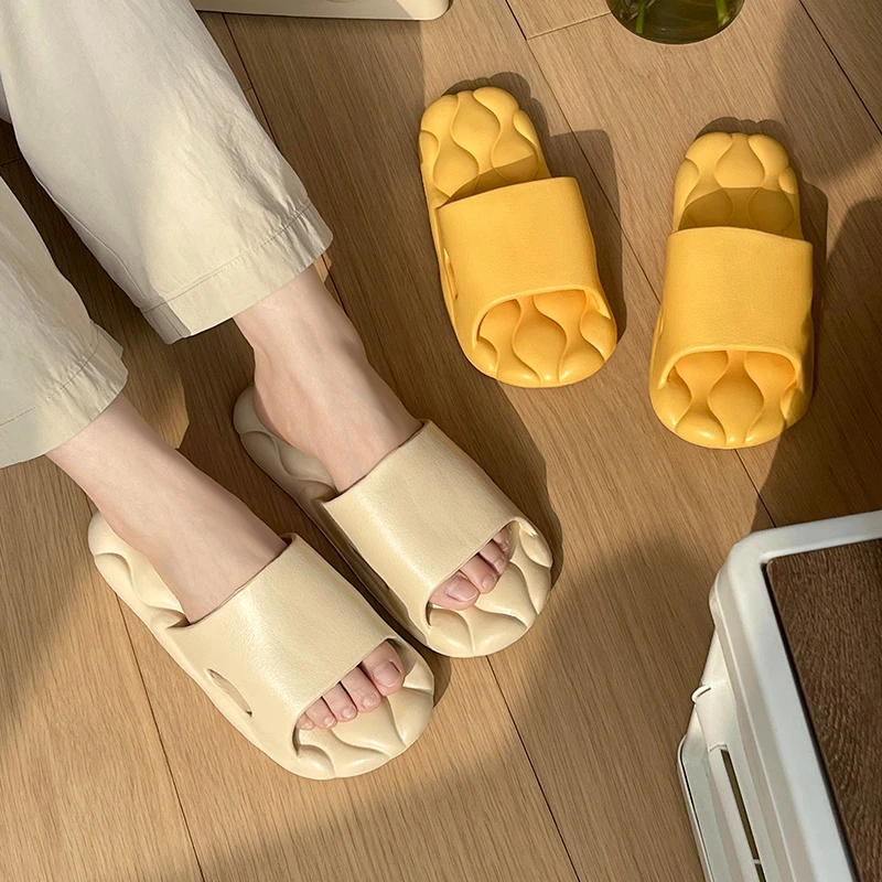 「暖之缘」夏日懒人凉拖鞋新品买一送一凉拖鞋女夏季踩屎感情侣拖