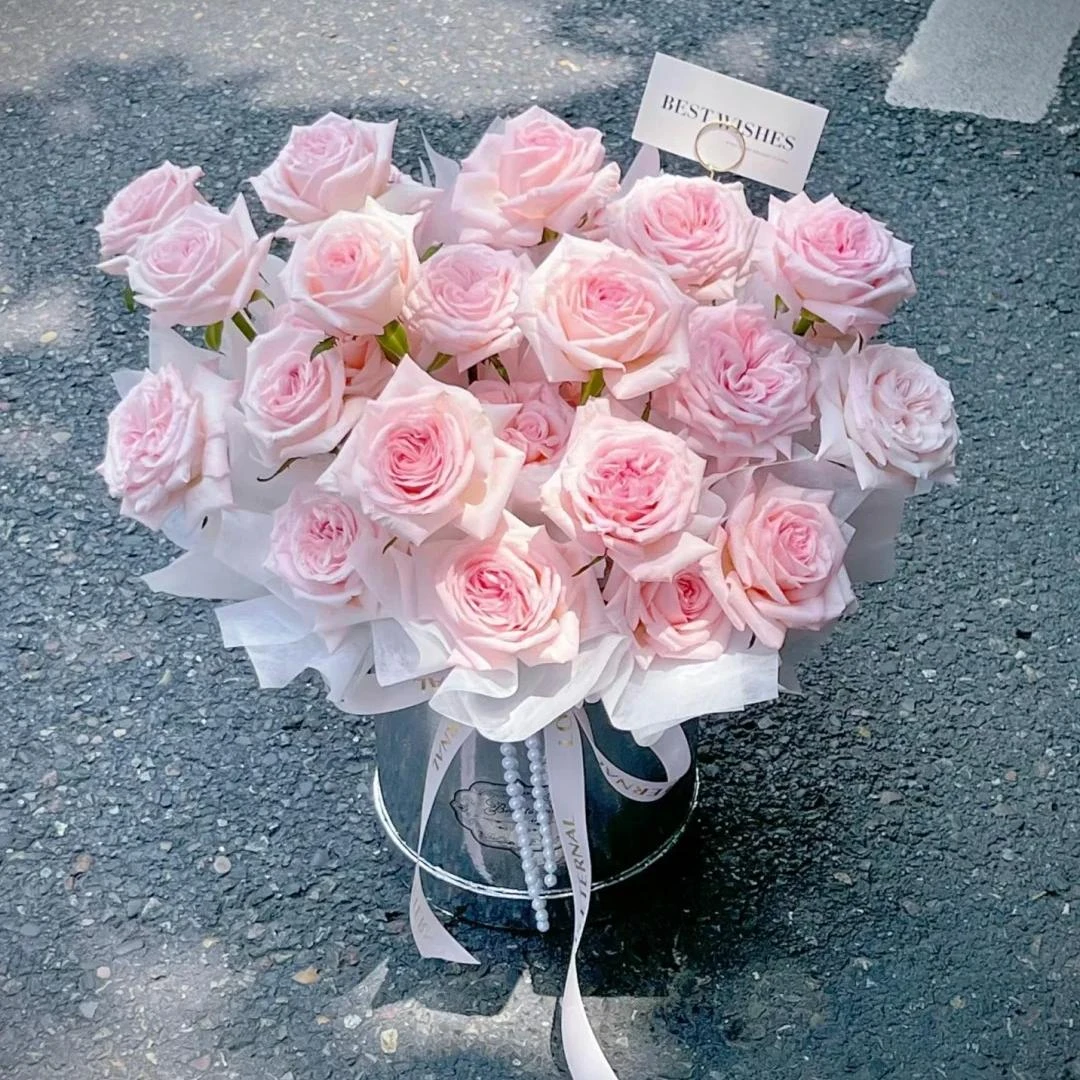 【AB级粉荔枝玫瑰】 全场鲜花任意两单及以上包邮