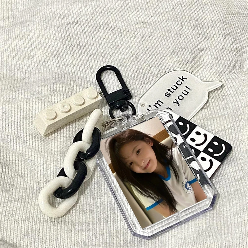 章若楠周边一起露营吧亚克力双面透明钥匙扣包包挂件礼品情侣款