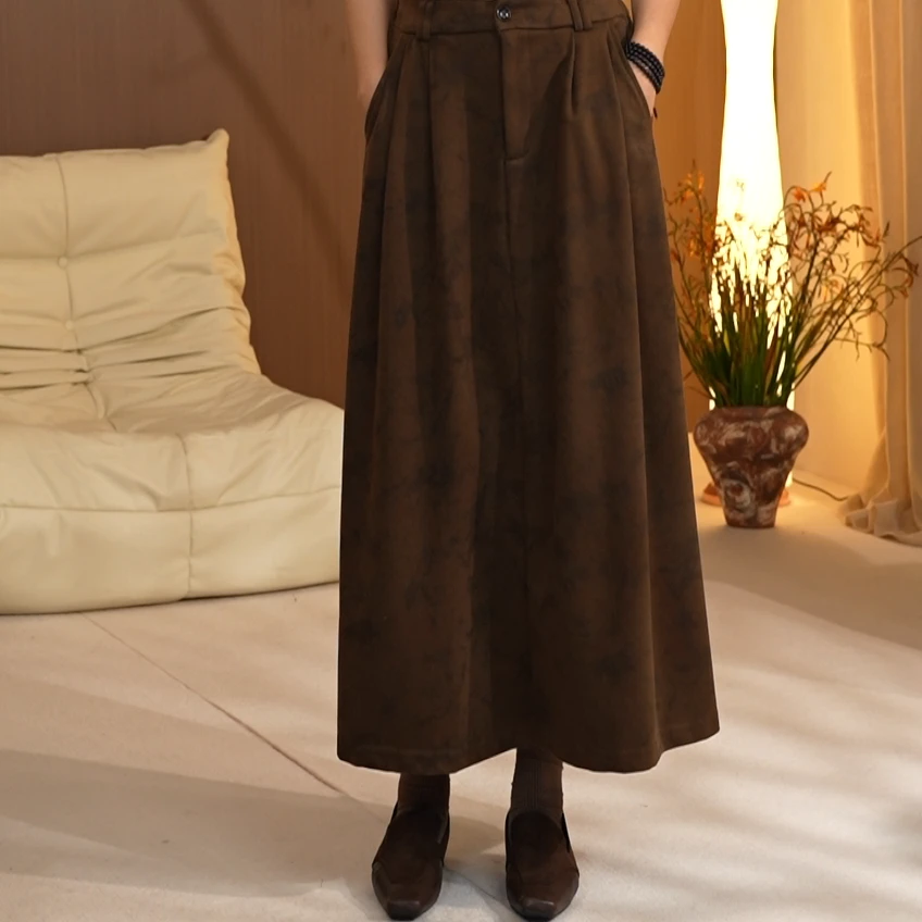 良旧秋冬新款女装半身裙时尚百搭女显瘦半身裙