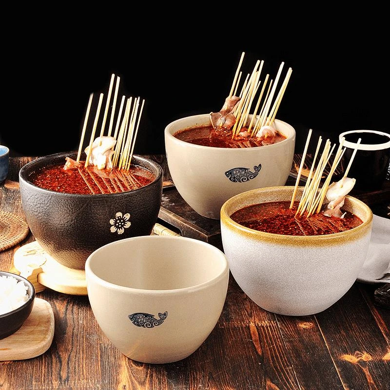 钵钵鸡容器摆摊商用深汤盆家用2023新款餐具碗锅冷锅串串专用盆