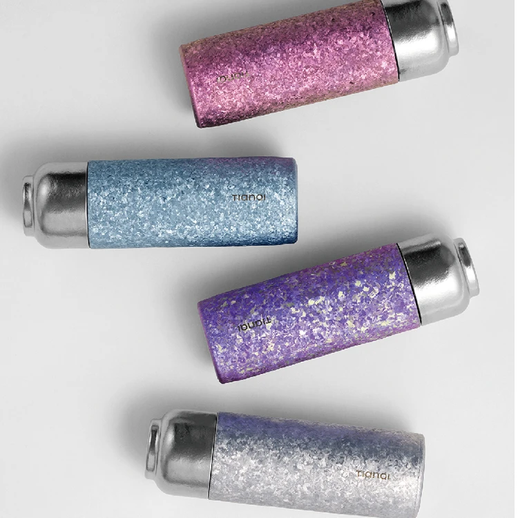 天沏T43磁吸双盖纯钛保温杯遥山系列400毫升