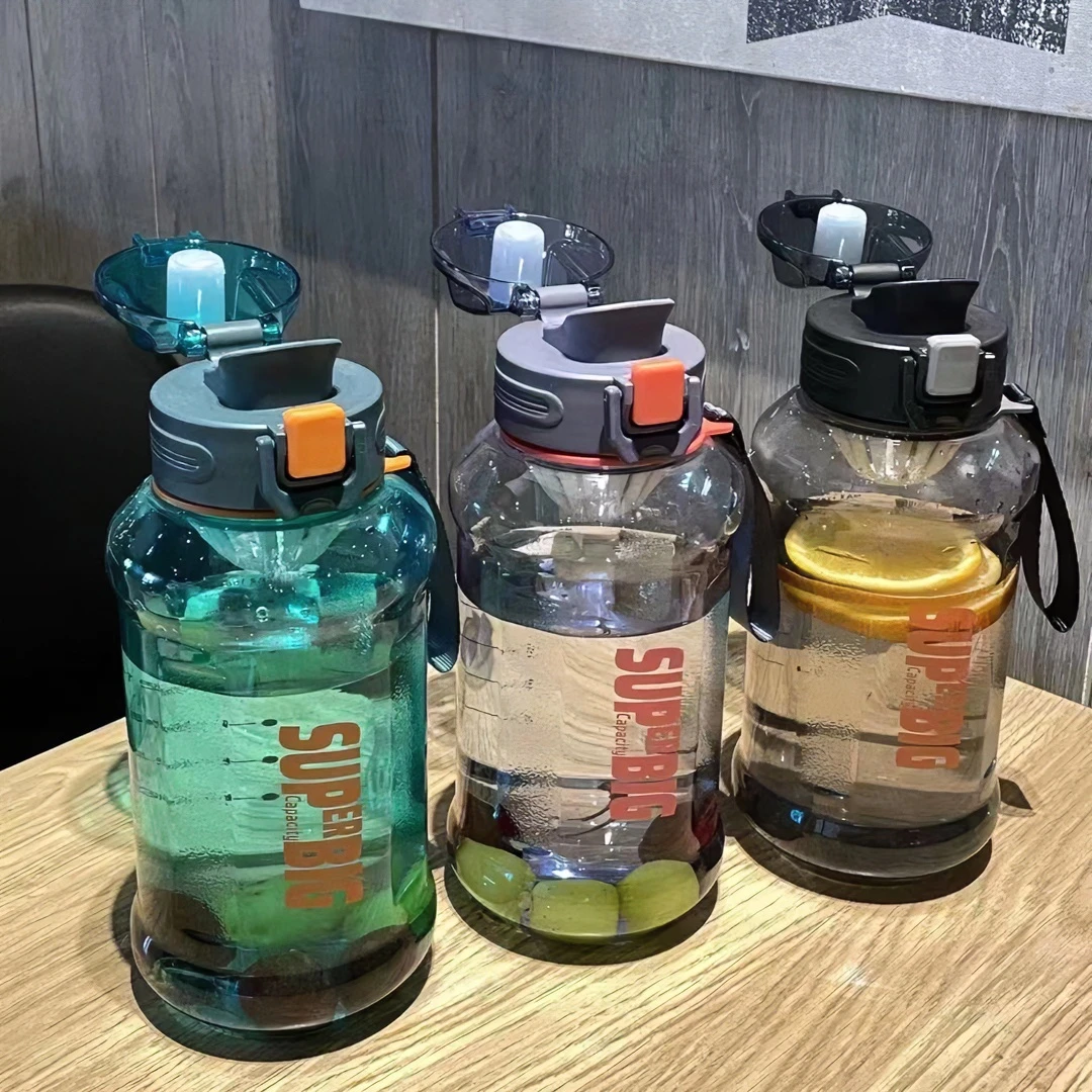 新款高颜值大容量加厚耐摔运动吨吨桶直饮式成人学生水杯