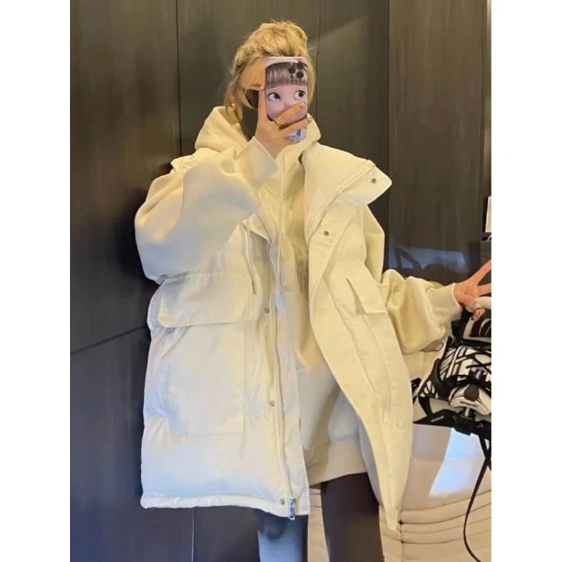 爆款特大码300斤胖加厚羽绒服马甲女2023秋冬保暖宽松马夹外同款