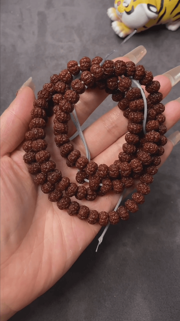 【闪购商品】金刚菩提吊坠K-3凹底108（8mm+)