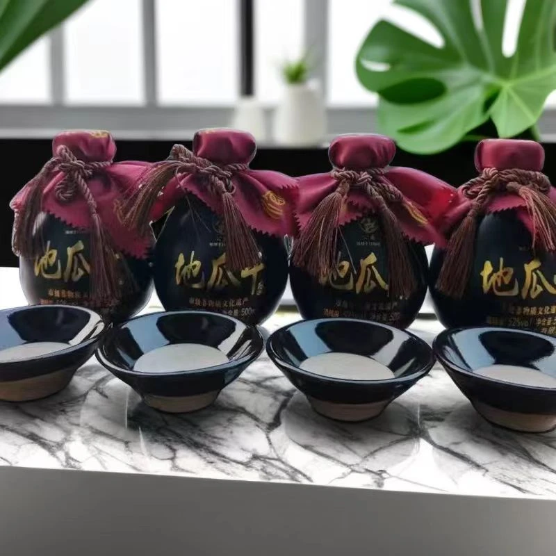 公鼐52度沂蒙地瓜干精品坛子酒4坛子送4碗52度52度