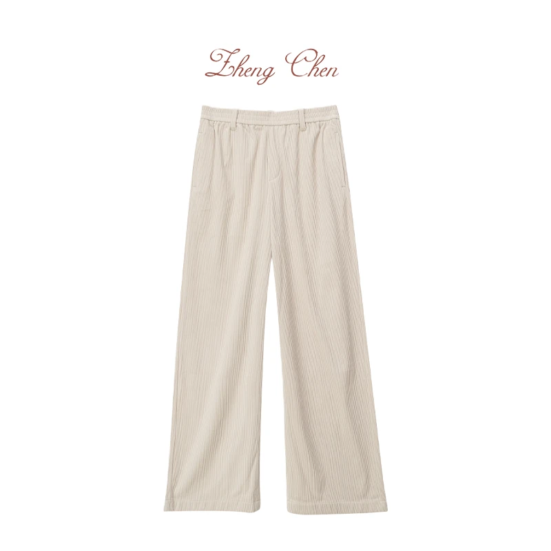 垂感直筒裤阔腿裤高腰时尚休闲百搭宽松 Y-P680106