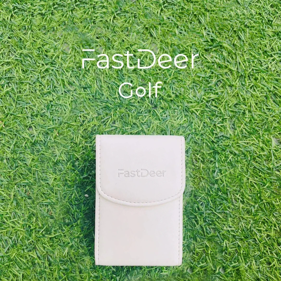 FastDeer定制高尔夫测距仪便携皮包卡扣设计磁吸盖头实用方便皮包