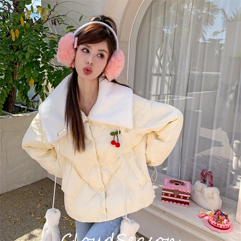 【小呆鸟专享】CLOUD SEASON 大方领樱桃外套  CWT22493