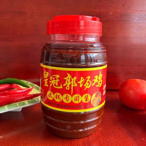 当阳郭场鸡专用酱皇冠郭场鸡火锅酱餐饮店同款玫瑰姐直播4瓶共8斤